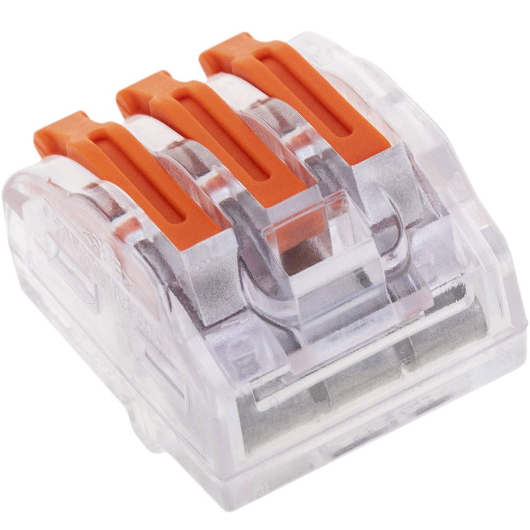 Blok złączy 3-drożnych do kabla 2,5 mm (5 sztuk)