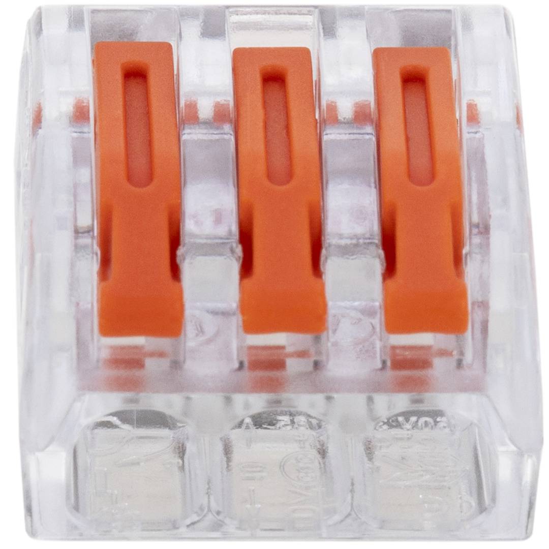 Blok złączy 3-drożnych do kabla 2,5 mm (5 sztuk)