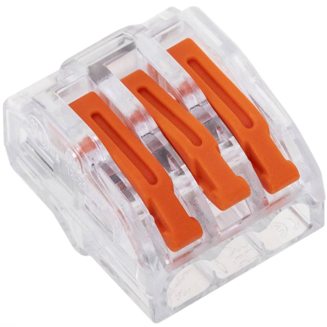 Blok złączy 3-drożnych do kabla 2,5 mm (5 sztuk)