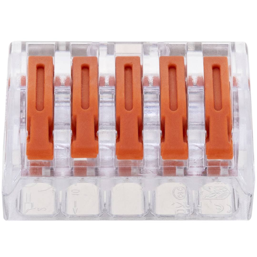 Blok złączy 5-stykowych do kabla 2,5 mm (5 sztuk)