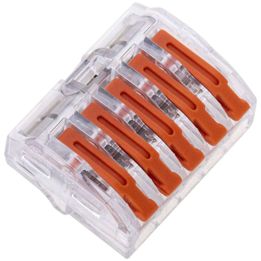 Blok złączy 5-stykowych do kabla 2,5 mm (5 sztuk)