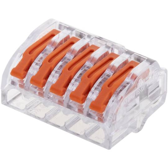 Blok złączy 5-stykowych do kabla 2,5 mm (5 sztuk)