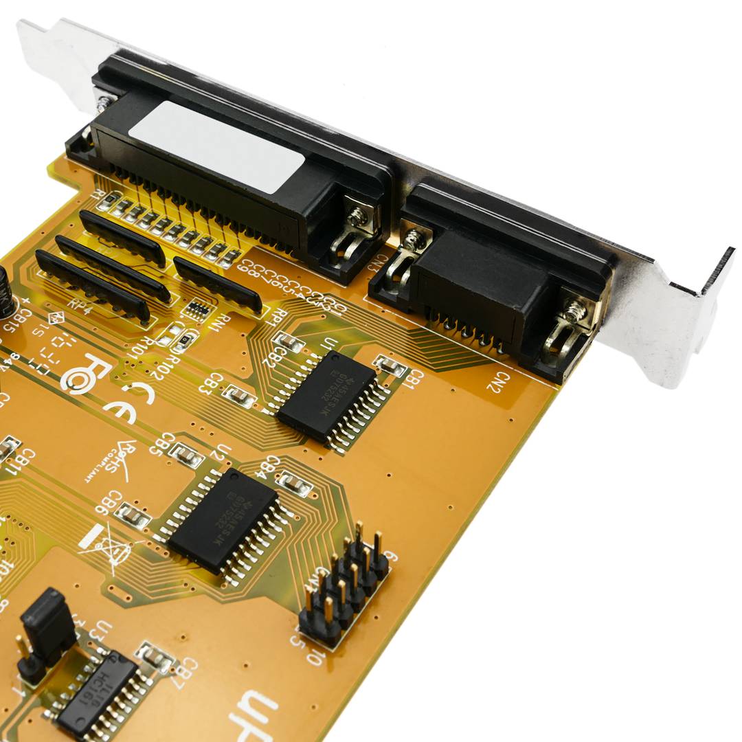 Karta uPCI serii równoległej 16C550 Titan z 2 portami RS232 i 1 portem równoległym