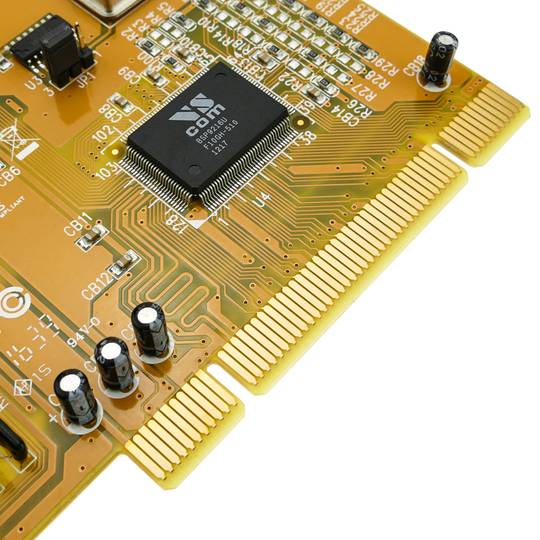 Karta uPCI serii równoległej 16C550 Titan z 2 portami RS232 i 1 portem równoległym