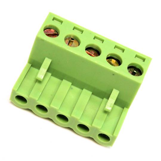 PCB conector fêmea de 5 pinos 5,08 milímetros