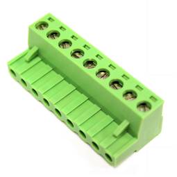 Conector hembra para circuito impreso 9 terminales 5.08mm