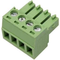Conector hembra para circuito impreso 4 terminales 3.81mm