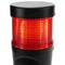Industriële signaaltoren. Verkeerslicht met knipperend rood LED-licht 12 VDC