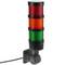 Tour de signalisation industrielle. Feu de signalisation avec lampes LED clignotante rouge orange verte 12 VDC