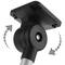 Tour de signalisation industrielle. Feu de signalisation avec lampe LED rouge 12 VDC noir