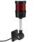 Tour de signalisation industrielle. Feu de signalisation avec lampe LED rouge 12 VDC noir