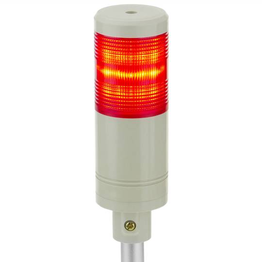 Industrieller Signalsäulen. Warnung Signalturm Lampe mit rot LED 12 VDC