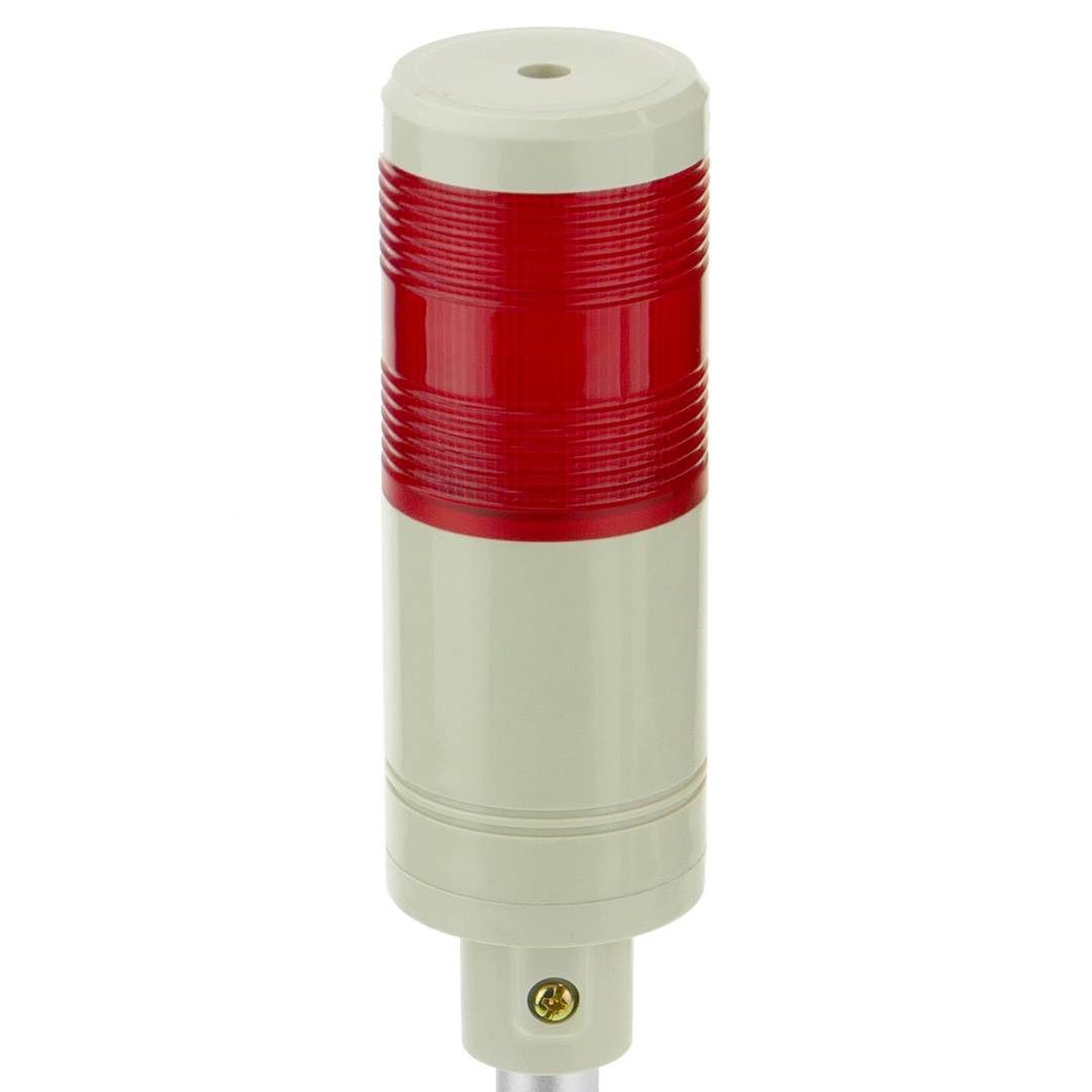 Industrieller Signalsäulen. Warnung Signalturm Lampe mit rot LED 12 VDC