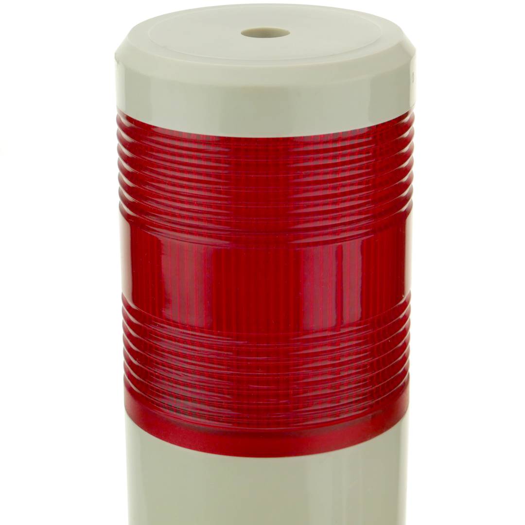 Industrieller Signalsäulen. Warnung Signalturm Lampe mit rot LED 12 VDC