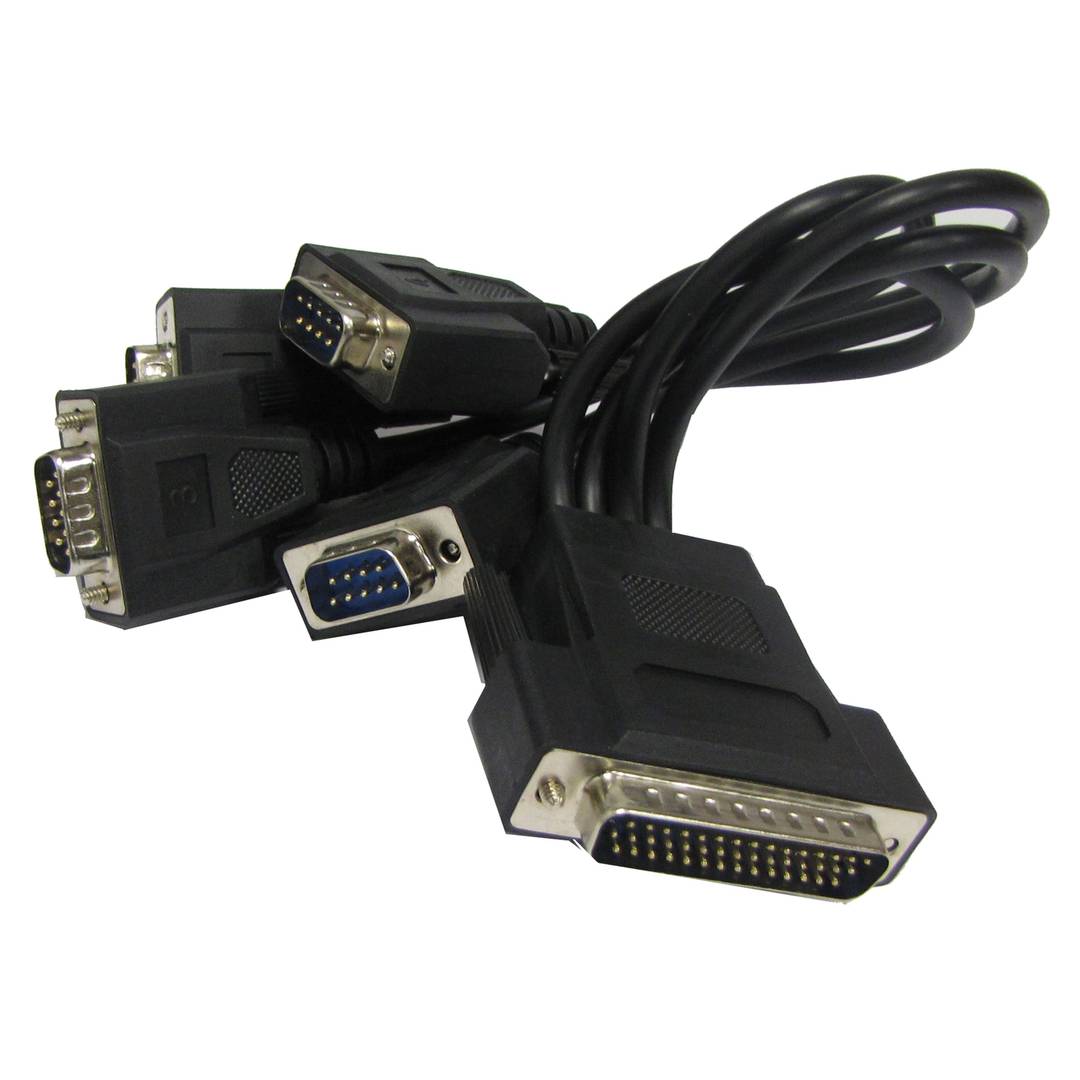 PCI-Express-Karte der Serie 16C950 (4S 4xDB9 Kabel)