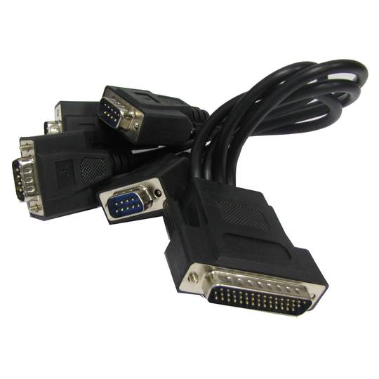 PCI-Express-Karte der Serie 16C950 (4S 4xDB9 Kabel)