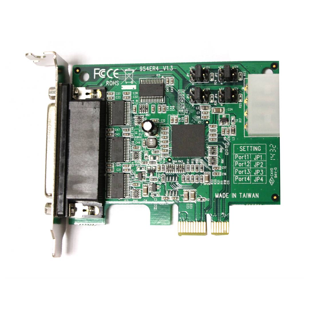 PCI-Express Series 16C950 PCIe a 4 porte alimentato