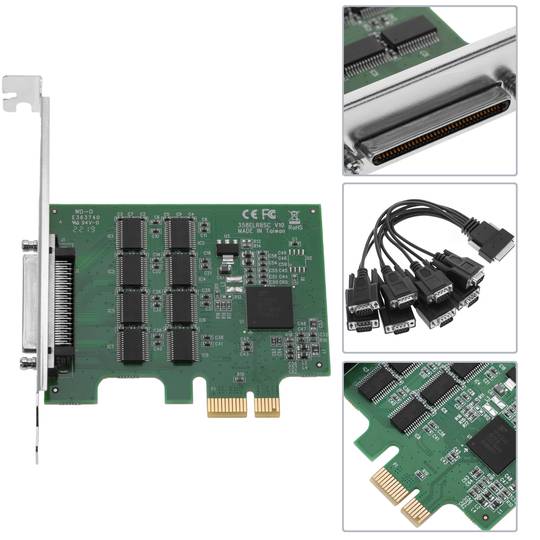 PCI-Express Series 16C950 (8S 8xDB9 Cable)