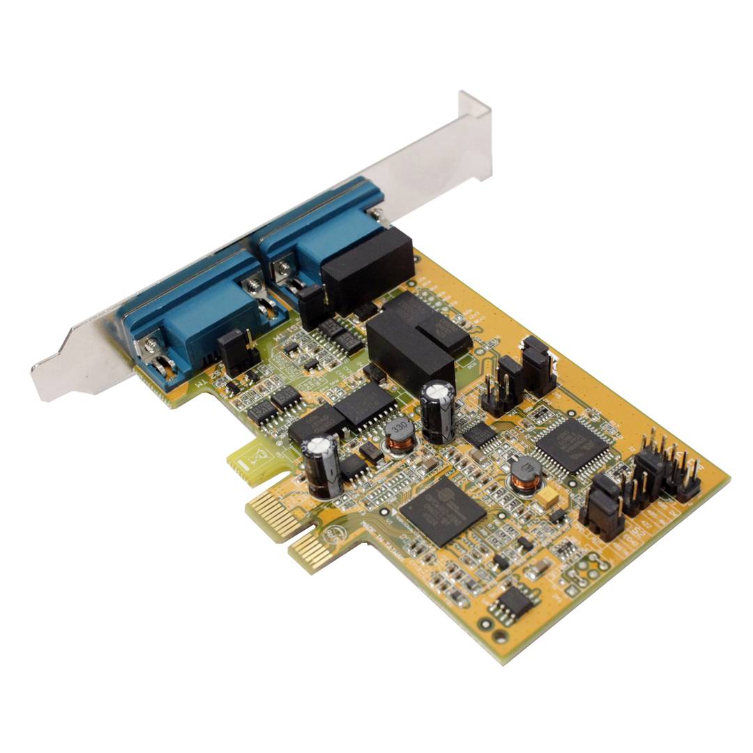 Tarjeta PCI-express PCIe a RS422 RS485 con protección eléctrica y opto-aislada