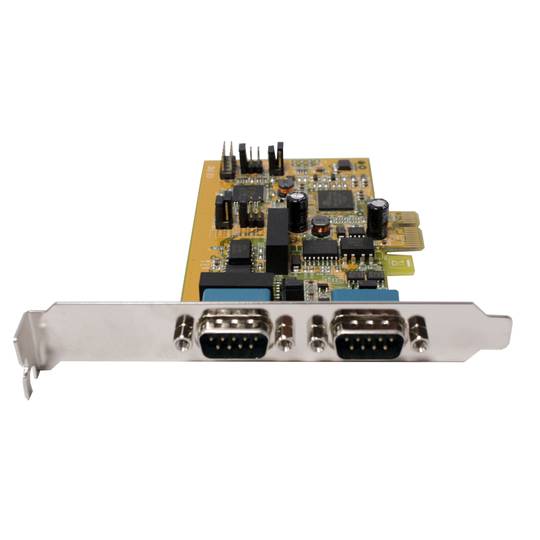 Tarjeta PCI-express PCIe a RS422 RS485 con protección eléctrica y opto-aislada