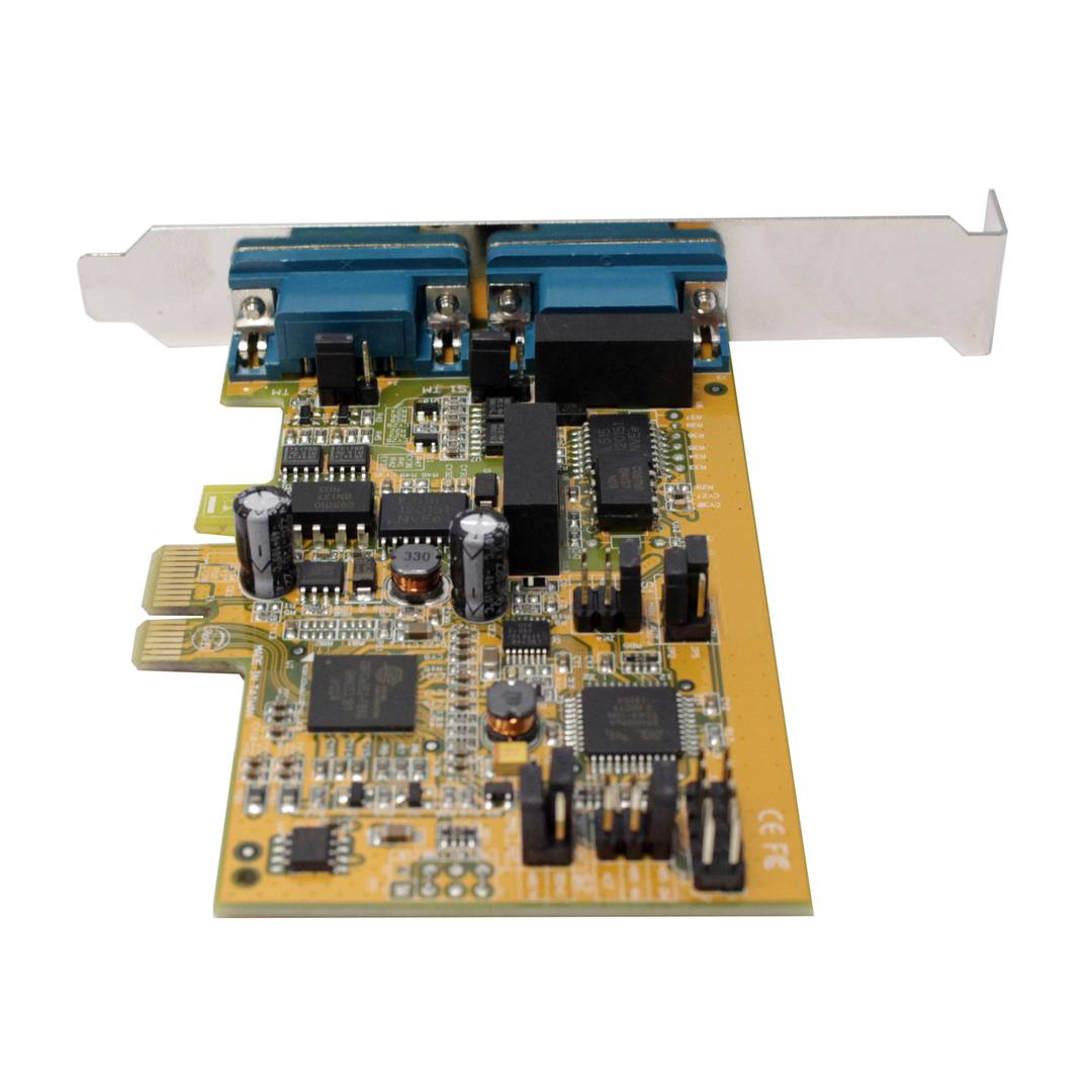 Tarjeta PCI-express PCIe a RS422 RS485 con protección eléctrica y opto-aislada