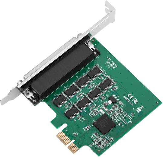 PCIe scheda PCI-Express RS232 16C1050 compatibile a 8 porte Flex-ATX