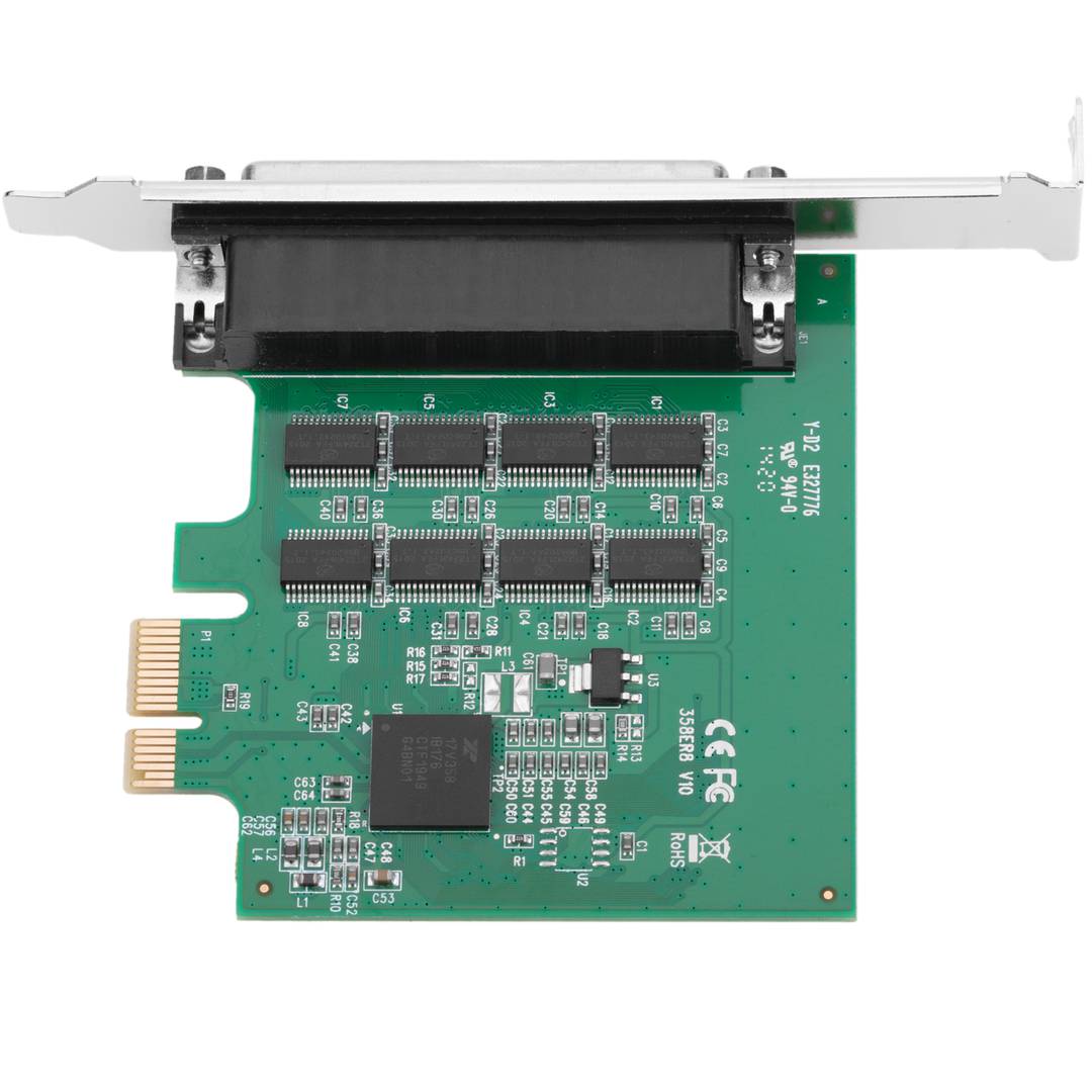 PCIe scheda PCI-Express RS232 16C1050 compatibile a 8 porte Flex-ATX