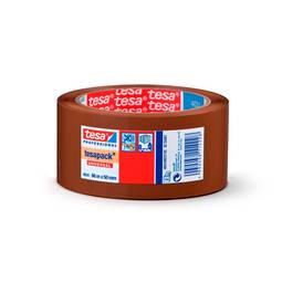 Fita de embalagem de poliolefina 66 mx 50 mm marrom TESA 4024