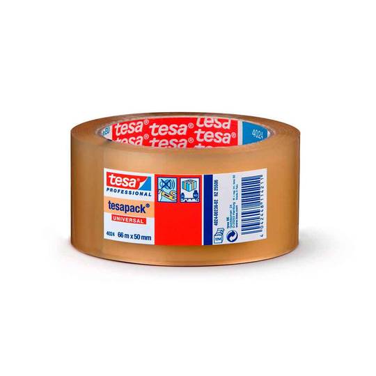 Polyolefin packaging tape 66 mx 50 mm transparent color TESA 4024