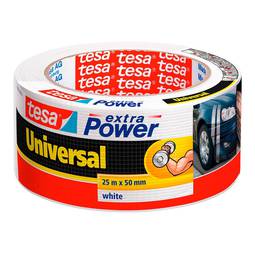 Fita universal extra power 25 mx 50 mm cor branca TESA 56388