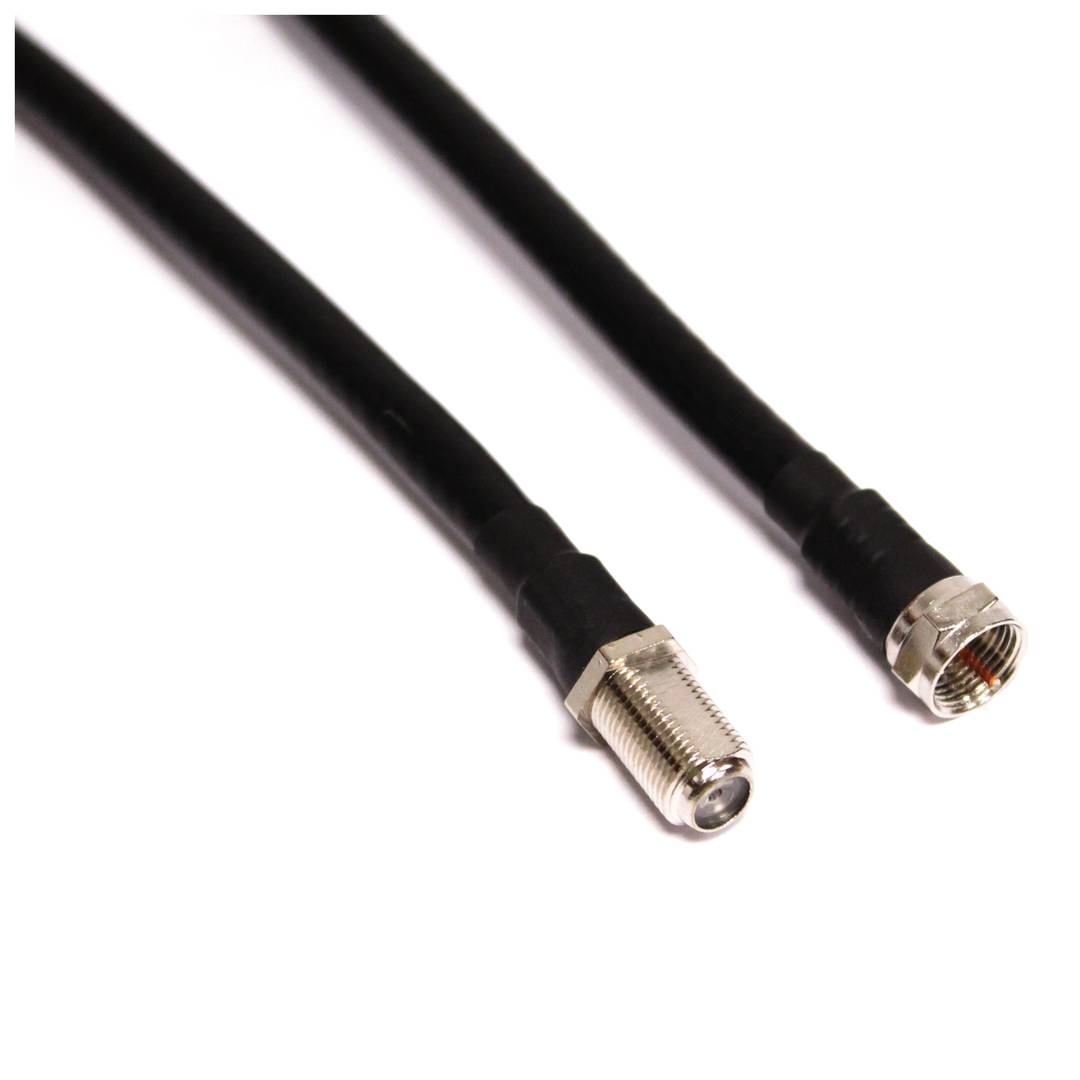 RG6U coaxial F mâle à F femelle 0.5m