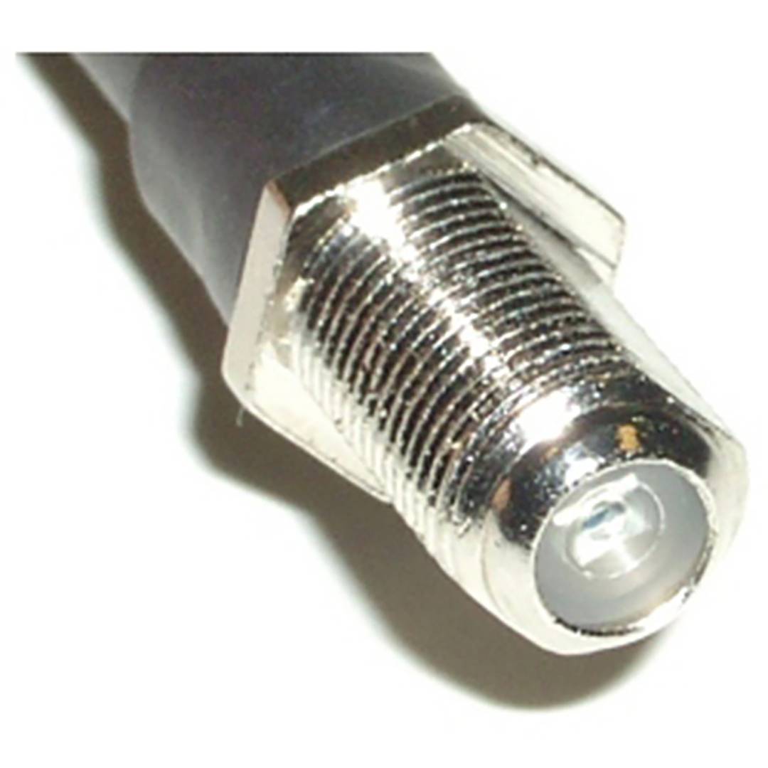 Cable coaxial RG6U F macho a F hembra de 2.5m