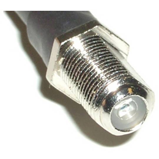 Cable coaxial RG6U F macho a F hembra de 2.5m