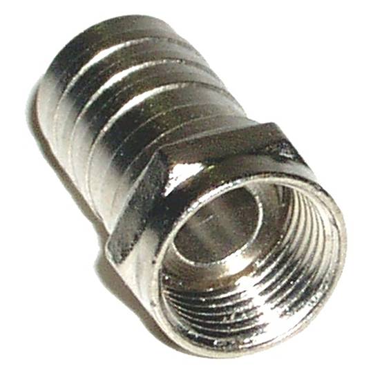 F Verbinder Male Crimpable