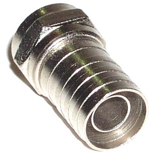 F Verbinder Male Crimpable