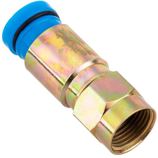 Conector F macho resistente à água