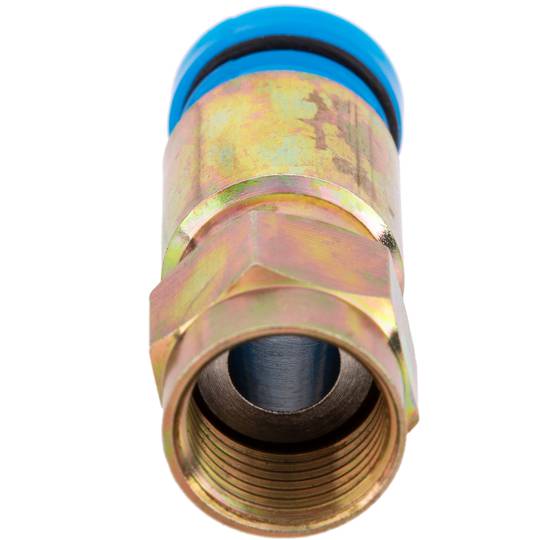Conector F macho resistente à água