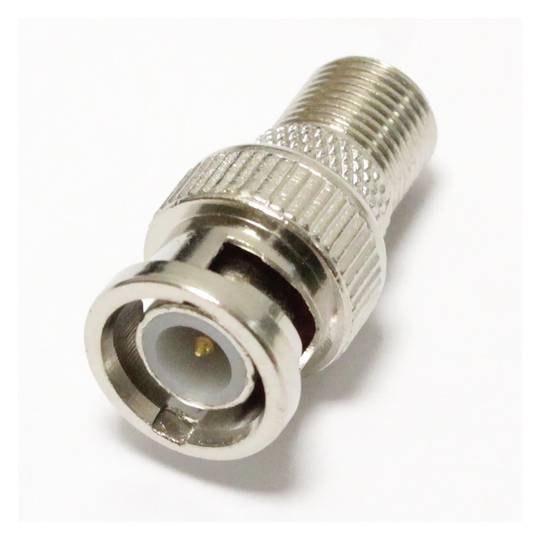 10 Qty F-type female to BNC male coax cable connector 