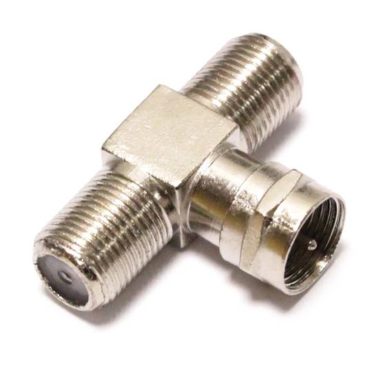 Adaptador F-macho a 2xF-hembra tipo T
