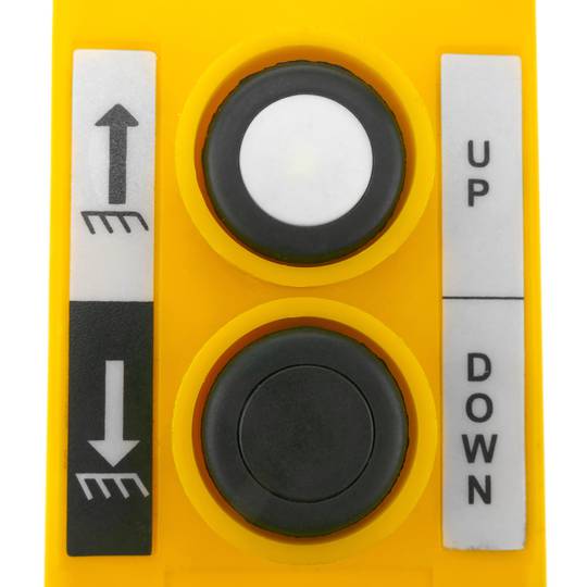 Pudełko z 2 chwilowymi przyciskami z serii LAY5