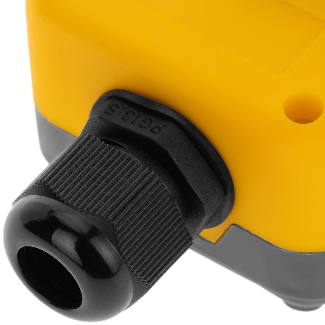 Caixa de controle com 2+2 botões momentâneos pela série LAY5