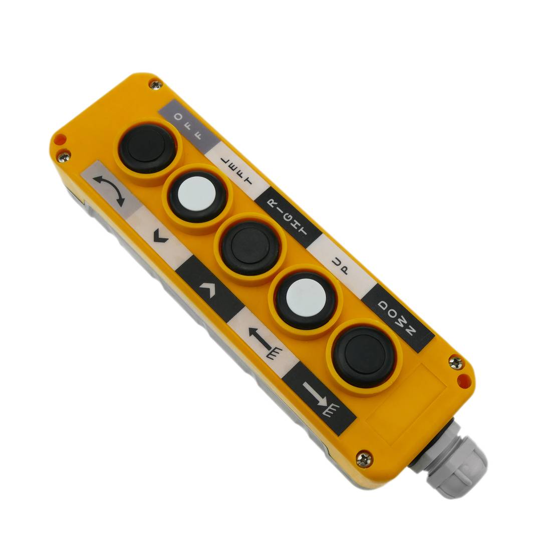 Pudełko z przyciskami chwilowymi 2 + 2 + 1 serii LAY5