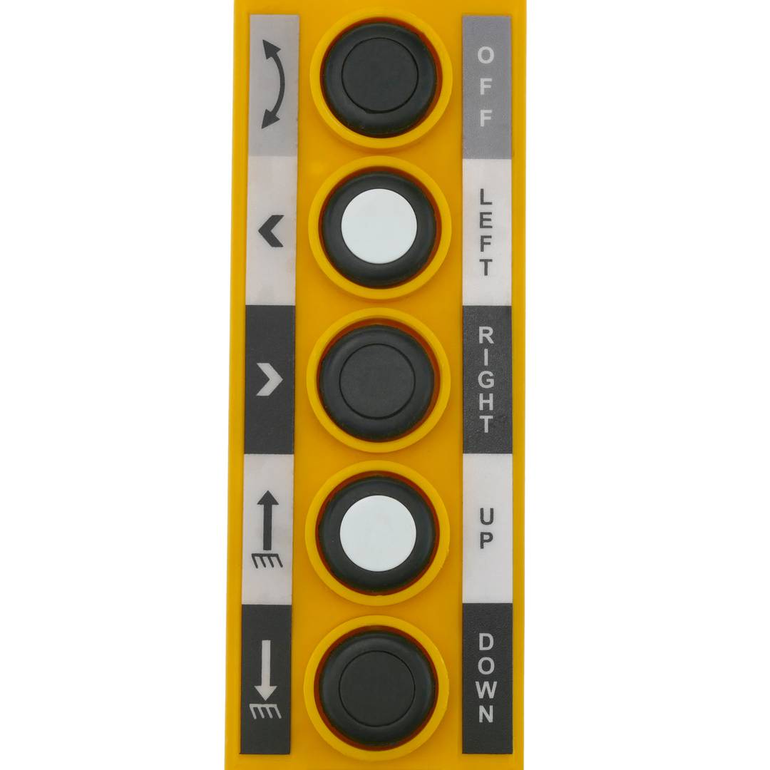 Pudełko z przyciskami chwilowymi 2 + 2 + 1 serii LAY5