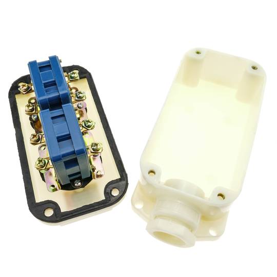 Scatola di controllo con 2 pulsanti momentanei 1NO 1NC LA5821-1