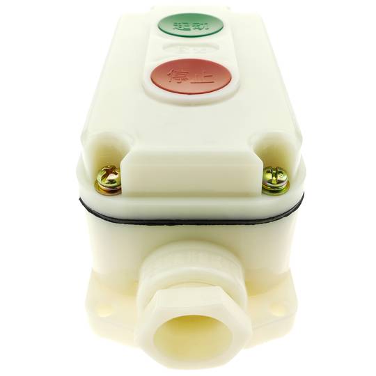 Scatola di controllo con 2 pulsanti momentanei 1NO 1NC LA5821-1