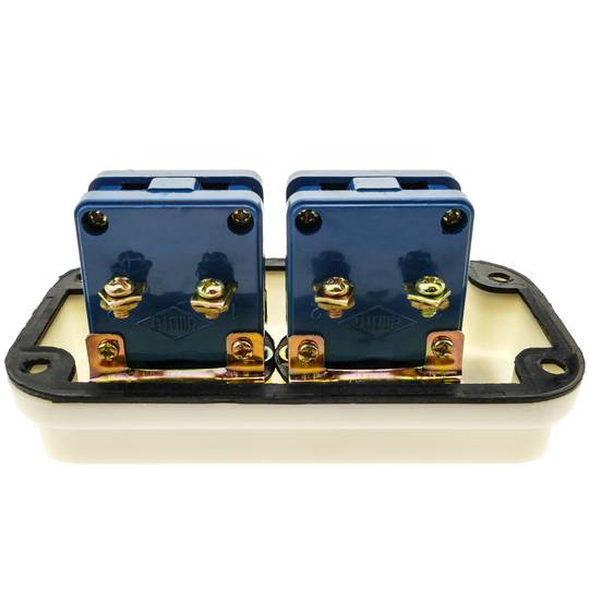 Scatola di controllo con 2 pulsanti momentanei 1NO 1NC LA5821-1