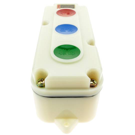 Boîte de commande avec 3 boutons poussoirs momentanés 1NO 1NC LA5821-1