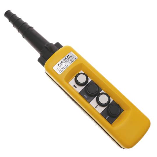 Scatola di controllo con 2+2 pulsanti momentaneo da serie XACA