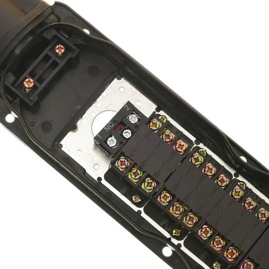 Caixa de 2+2+2+2 polsadors momentanis i parada d'emergència de la sèrie XACA