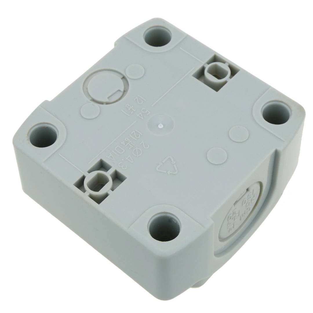 Caixa de controle dispositivos elétricos para 1 botão de pressão ou cinza 22 mm chave amarela